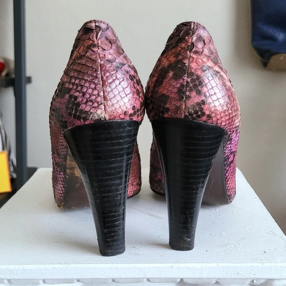 STUART Weitzman Pumps snake heels - Picture 7 of 16